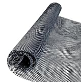 Windhager Marder-Abwehr Bodenmatte aus HDPE, Marderschreck, Mardergitter, Marderschutzgitter, Mardermatte für Auto, 1,5 x 1,9 m, 10 mm Maschenweite, 300g/m², schwarz, 05373