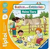 tiptoi® Suchen und Entdecken: Meine Tiere, Tierbuch mit Geräuschen und Liedern