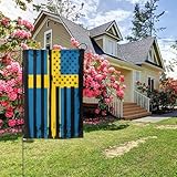 Amerika Schweden Flagge Doppelseitige 28x40 Zoll Hof Outdoor Dekoration