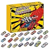 LOKOO Adventskalender Racing,Adventskalender Jungs Autos | Kinder-Adventskalender Rennwagen 24 Tage Countdown-Kalender Spielzeug für Jungen