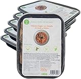 Der Konjak Shop Konjak Nudeln mit Schweinefilet & Steinpilzen 250g Glutenfrei Kalorienarm & Kohlenhydratarm Proteinreich (6 Stück)