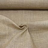 MAGAM-Stoffe 1m Jute Stoff aus 100% Jute Rupfen Natur Sack-Leinen Dekostoff Meterware (Klassik)