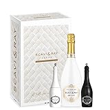 SCAVI & RAY Geschenkset Ice Prestige Spumante mit Salz- & Pfeffermühle, halbtrocken, fruchtig frischer Schaumwein aus Italien, 10,5% Vol. Alkohol – Genussmoment in stilvoller Geschenkbox