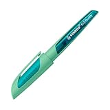 STABILO - Schulfüller mit Linkshänder-Feder L - EASYbuddy Pastel in Minzgrün - Schreibfarbe blau (löschbar) - Einzelstift - inklusive Patrone