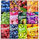 12 Stück Gesichtsmasken-Set zur Hautpflege, Tuchmasken Set, Hautpflege, Feuchtigkeitsspendende Tuchmasken, Hydrat, Glättende Haut, verbessert Elastizität für alle Hauttypen (25ml)