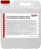 SONAX Flugrostentferner Spezial (10 Liter) säurehaltiger Spezialreiniger, für allee Lackoberflächen und lackierten Kunststoffteilen | Art-Nr. 05136050