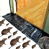 2 StückStarke Kleber Rattenfalle, Große Größe für Maus, Schlange, Schädling, Starke PU Matte, Wiederverwendbare, Professionelle Kleberratte, Geeignet für Zuhause, Küche, Restaurants
