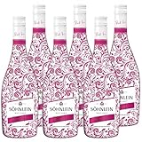 Söhnlein Brillant Pink Ice (6 x 0,75 l) halbtrockener, prickelnder Genuss mit fruchtigen Aromen der Moscato-Traube nach Noten von Akazienhonig und Weißdorn; feinperlig; Halbtrocken; ideal auf Eis