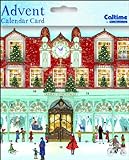 Mini-Adventskalender Karten (WDM0017) – Weihnachten kommt – Glitzer lackiert