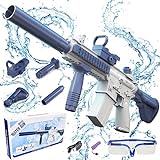 Colmanda Wassergewehr Spielzeug, Wasserpistole mit Großer Reichweite, Wassergewehr Spielzeug für Kinder Erwachsen mit Schutzbrille, Sommer Pool Party Spielzeug für Mädchen Junge