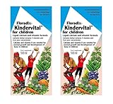 Kindervital Florodix flüssiges Calcium Vitamin Formula, 2 x 500 ml, 2er Pack (2 x 500 ml)