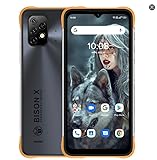 UMIDIGI Bruchsicheres Handy, Bison X10 4 GB + 64 GB Android 11 4G, bruchsicheres Smartphone 6150 mAh mit Schnellladung 10 W, Dreifachkamera 20 MP Display 6,53 Zoll HD+IP68/IP69K Smartphone