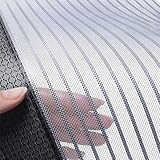 VERDICKTER Fliegengitter Balkontür Magnet, 100X200cm Fiberglasgewebe Insektenschutz, 25X25 Ultrafeiner, Stärkere Magneten, Selbstschließend & Reißfest, Einfache Montage ohne Bohren Fliegengittertüren