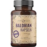Baldrian - 180 Kapseln- 500mg hochdosiertes Baldrian pro Kapsel -vegane Kapseln
