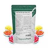 Saporepuro Calciumlactat pulver 250 gr - Ideal zur Sphärifizierung in der molekularen Küche