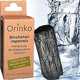 orinko Japanischer Binchotan, Kishu Bio 1 x (25 g) | Ubame Eiche von Wakayama – Authentische Binchotan-Aktivkohle Traditionell aus Japan zur Wasserreinigung in Karaffe
