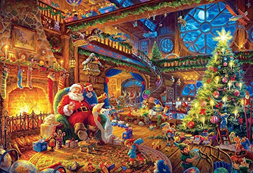 Puzzle 1000 Teile Erwachsene Weihnachtsmann 70 x 50 cm Puzzles für Erwachsene Klassische Puzzles Weihnachten 1000 Teile Erwachsene Weihnachtspuzzle