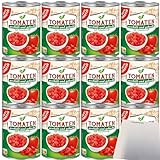 Gut&Günstig Tomaten geschält gehackt mit Tomatensaft VPE (12x400g Dose) + usy Block