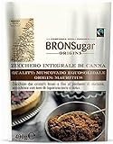 Bronsugar | Fair gehandelter Muscovado-Zucker aus Mauritius | Amerikanischer brauner Zucker mit Lakritz-Tönen | Brauner Zucker 1 Packung mit 400 g