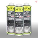 3x 1L PETEC 73510 Hohlraumschutz & Konservierung Hohlraumversiegelung Saugdose