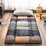 Japanische Bodenmatratze, Weiche, Faltbare Futonmatratze Für Gäste, Isomatte Für Twin/Full/Queen/King-Size-Betten, Tragbare Campingmatte Für Studentenwohnheime