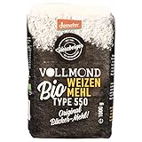 Herzberger Vollmond Bio Weizenmehl, Typ 550, 1 kg