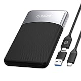 ORICO 512GB Externe SSD mit 2 in 1 USB C Kabel, tragbares Solid State Drive USB 3.2 Gen 1 bis zu 460MB/s, zuverlässiger Speicher für USB-C Smartphone, PC, Tablet, Labtop - M25PRO