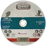 Connex COX938008 Trennscheibe Metall, DSA zertifiziert, Ø 230 mm, 5 Stück