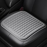 LOPAMCGH Auto Sitzkissen für Tesla Model 3 2019 2020 2021, Sommer Auto Sitzauflagen, Atmungsaktiv und Kühl Autokisse Sitzschutz, Autositzauflage Eisseide Unterlage, Seat Zubehör,C Grey