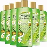 Pears Naturalé Duschgel für detoxifizierte, strahlende Haut, feuchtigkeitsspendend und erfrischend - Aloe Vera, 6er-Pack (6 x 250 ml)
