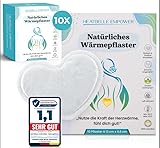 Heatbelle Empower® – Selbstklebende Wärmepflaster für Periode, Rücken, Nacken, Schulter, Menstruationsschmerzen, Periodenkrämpfe, Muskelkater – 12h Tiefenwärme – 10er oder 30er Box