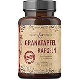 Granatapfel Kapseln – 130 Kapseln – 1200 mg Granatapfel pro Tagesdosierung – laborgeprüfte Qualität – vegan