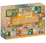 PLAYMOBIL Wiltopia 71006 DIY Do-it-Yourself Adventskalender Tierische Weltreise 2022 mit 24 Überraschungen für individuelle Gestaltung und Selbstbefüllung, 118-teilig, für Kinder ab 4 Jahren