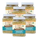 Pride Of India - 6er Pack - Extra Long Indian Golden Basmati Reis - Gesunder Grain Parboiled Gesunder Sattel, 0,7 kg Dose