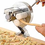 Nudelmaschine mit Handkurbel zur Herstellung von Nudeln in verschiedenen Stärken und Formen, ideal für hausgemachte Spaghetti, Fettuccine und Gnocchi