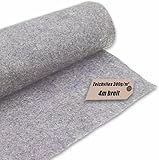 Qualitäts - Teichvlies 300 g/m² - 4m x 6m – 24qm - Teichfolienunterlage Schutzvlies Poolvlies