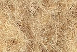 Holzwolle Füllmaterial von 50g bis 10kg Bio Verpackungsmaterial für Deko Geschenk Karton Pakete - unbehandelte naturbelassene Fichtenholzwolle Erdbeerholzwolle Gartenholzwolle Gemüseholzwolle (500 g)
