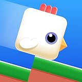 Stack Bird: Fun Egg Dashing Game, Free Kids Game, Free Bird Game For Kindle Fire Tablet, Free Fire Tv Games, Addictive Square bird Game