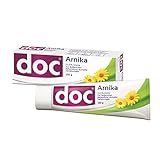 doc® Arnika Creme 150g: bei Blessuren und Sportverletzungen | auf pflanzlicher Basis | Linderung von Schwellungen & Prellungen | abschwellend und entzündungshemmend