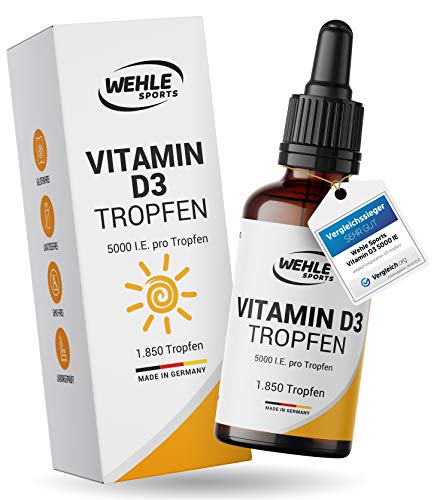 Vitamin D3 Tropfen im Vergleich